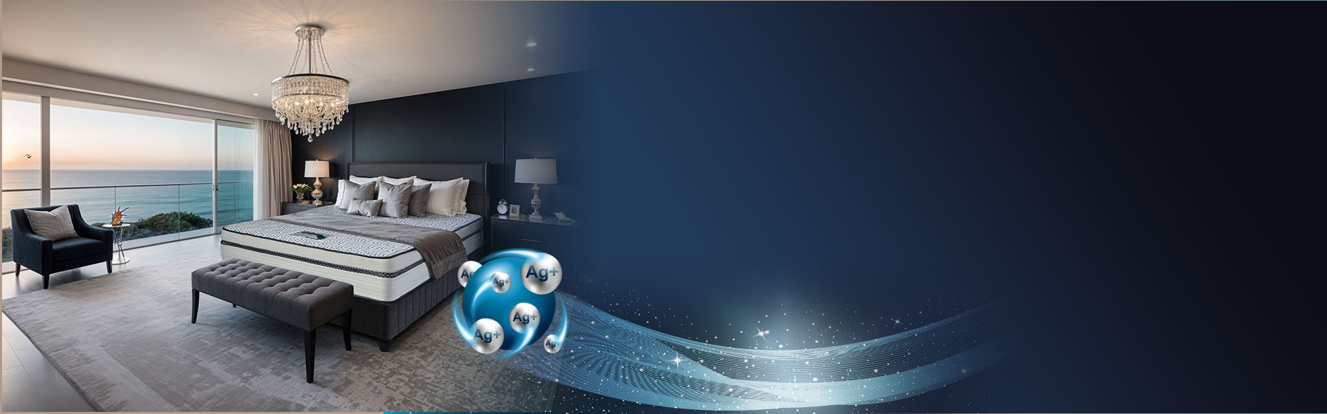 CloudNine Home Banner Silver Infused